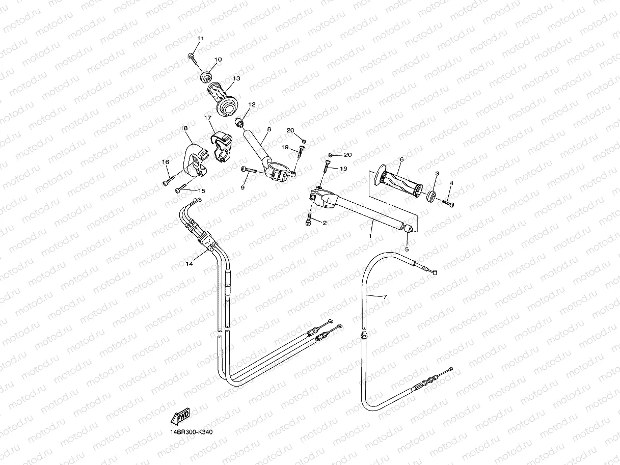 STEERING HANDLE & CABLE