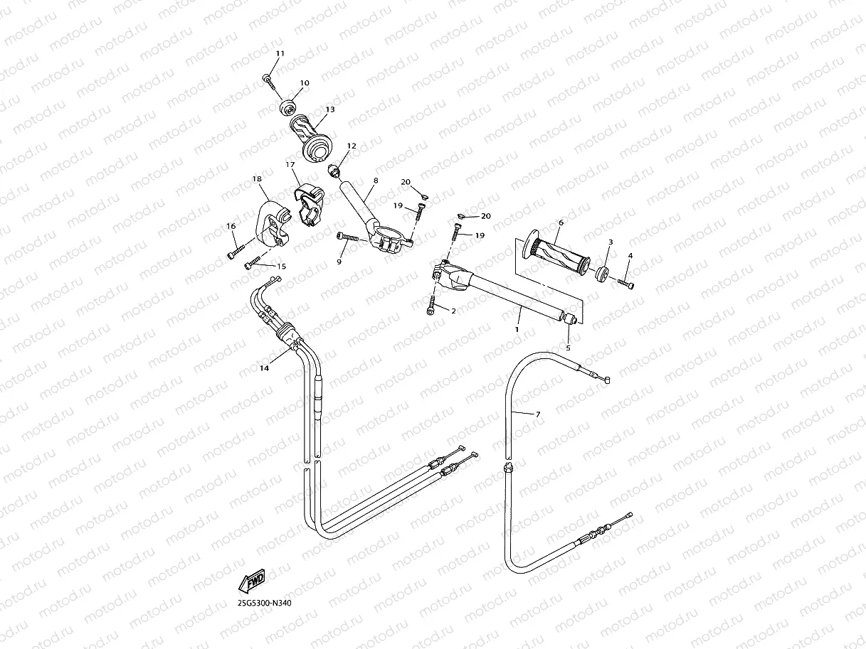 STEERING HANDLE & CABLE