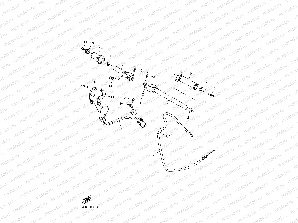STEERING HANDLE & CABLE