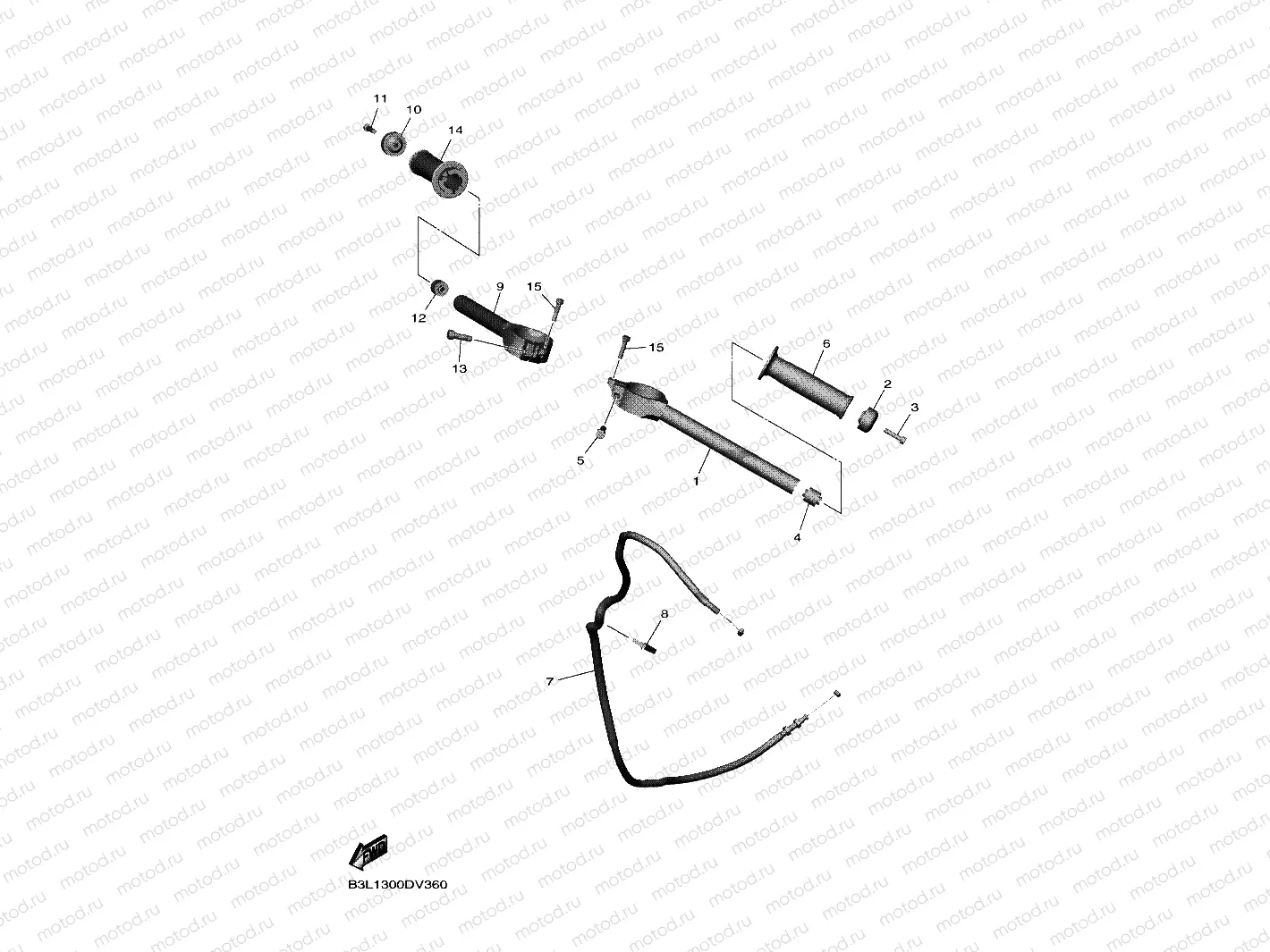 STEERING HANDLE & CABLE