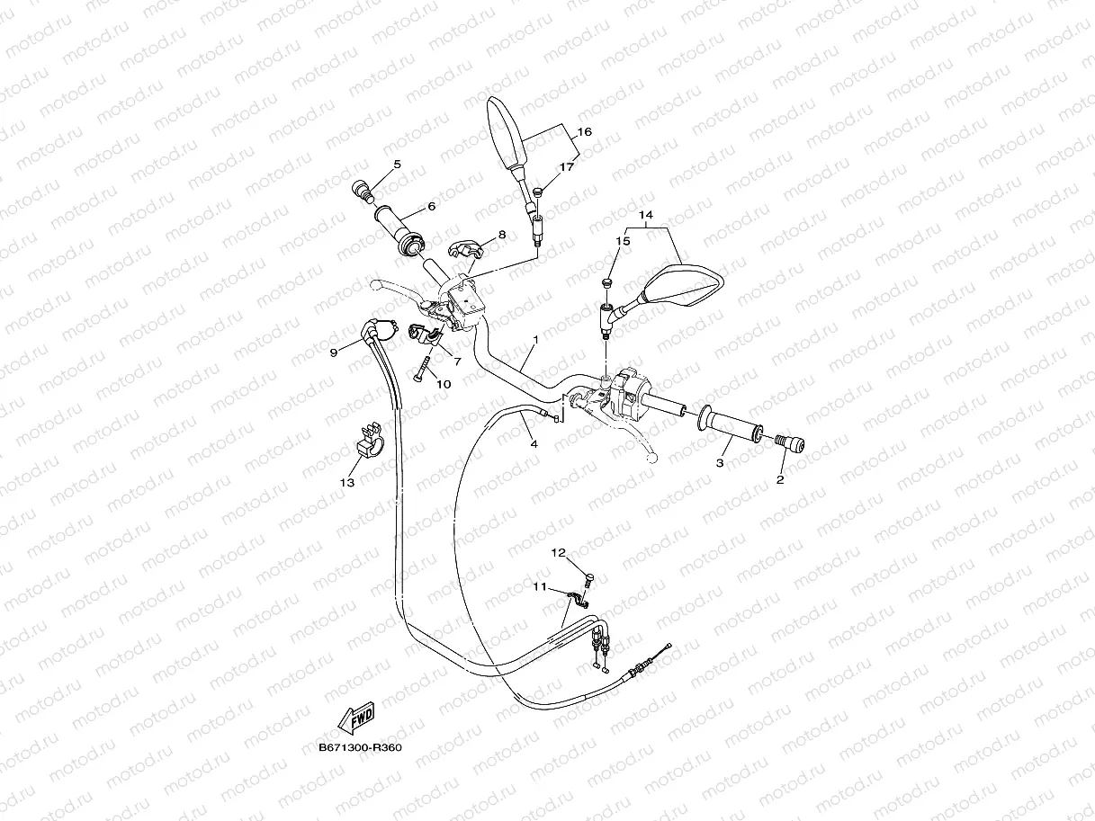 STEERING HANDLE & CABLE