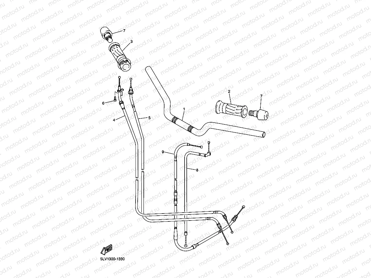STEERING HANDLE & CABLE