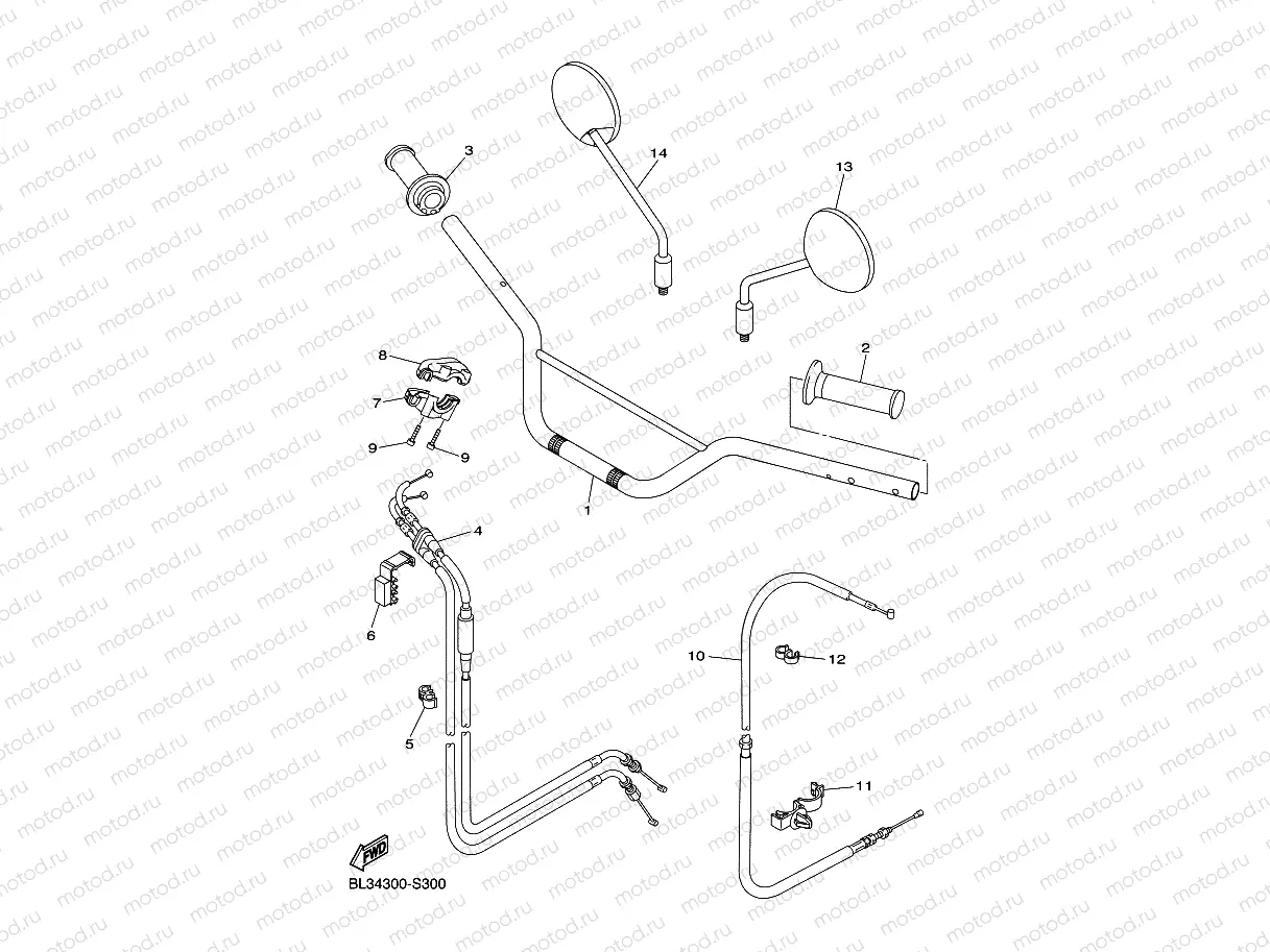 STEERING HANDLE & CABLE