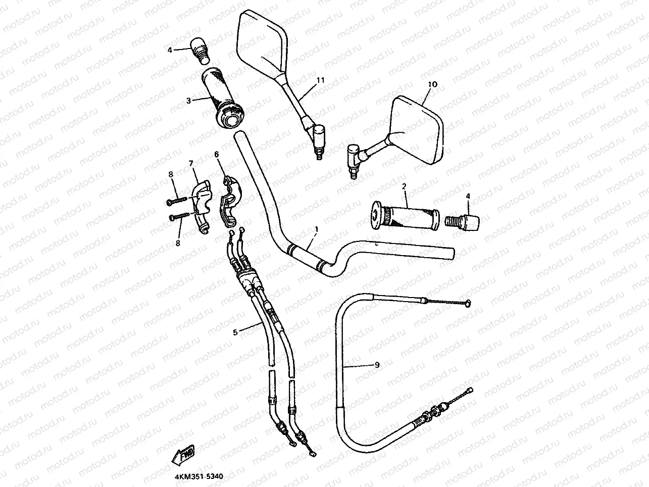 STEERING HANDLE & CABLE