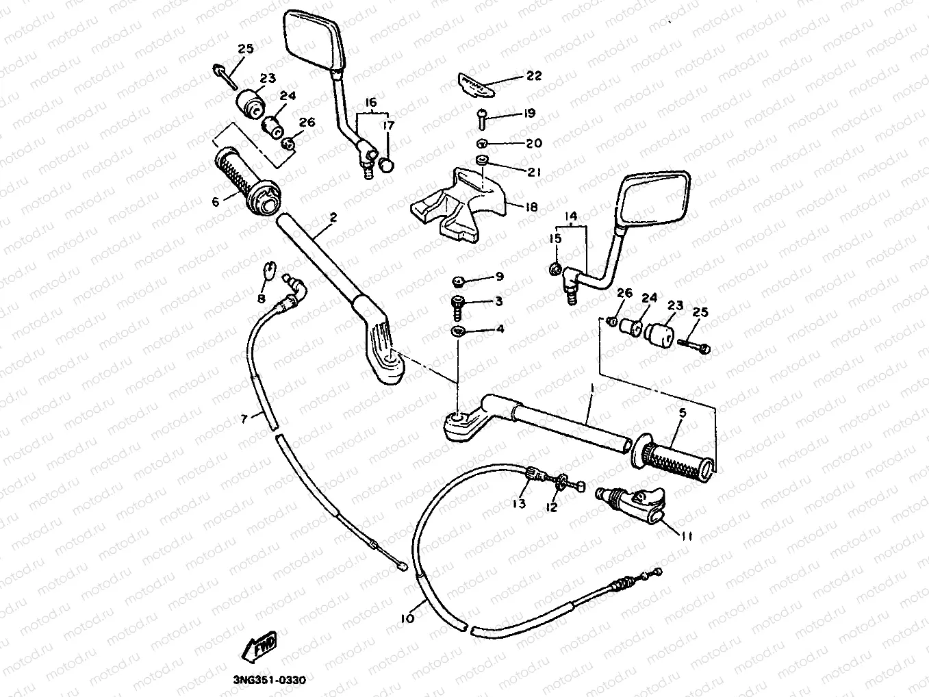 STEERING HANDLE & CABLE