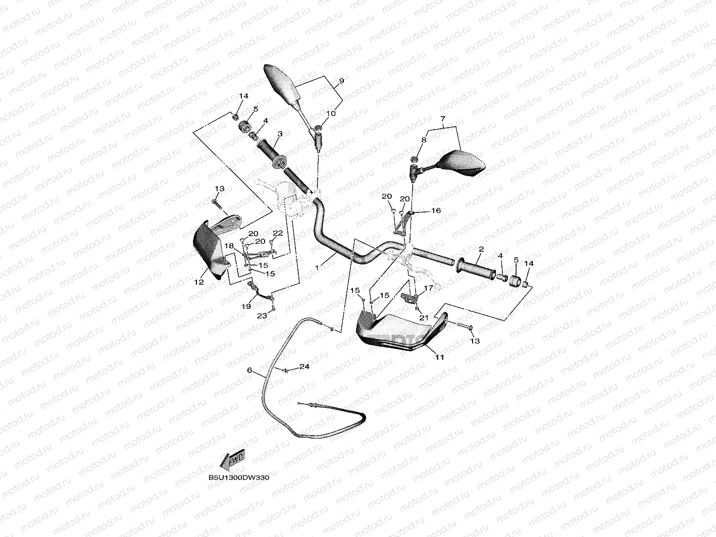 STEERING HANDLE & CABLE