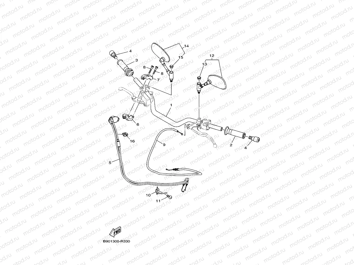 STEERING HANDLE & CABLE