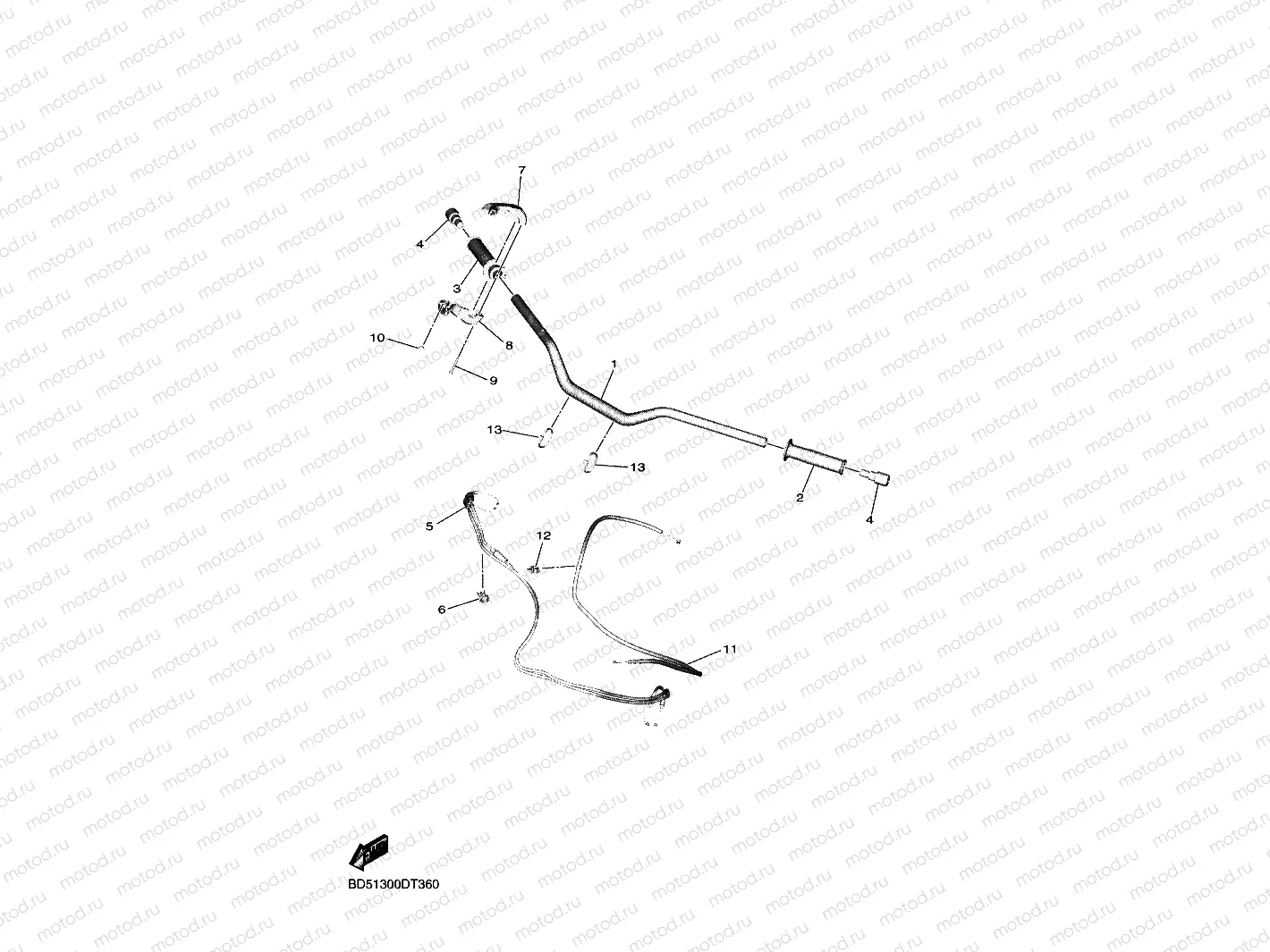 STEERING HANDLE & CABLE