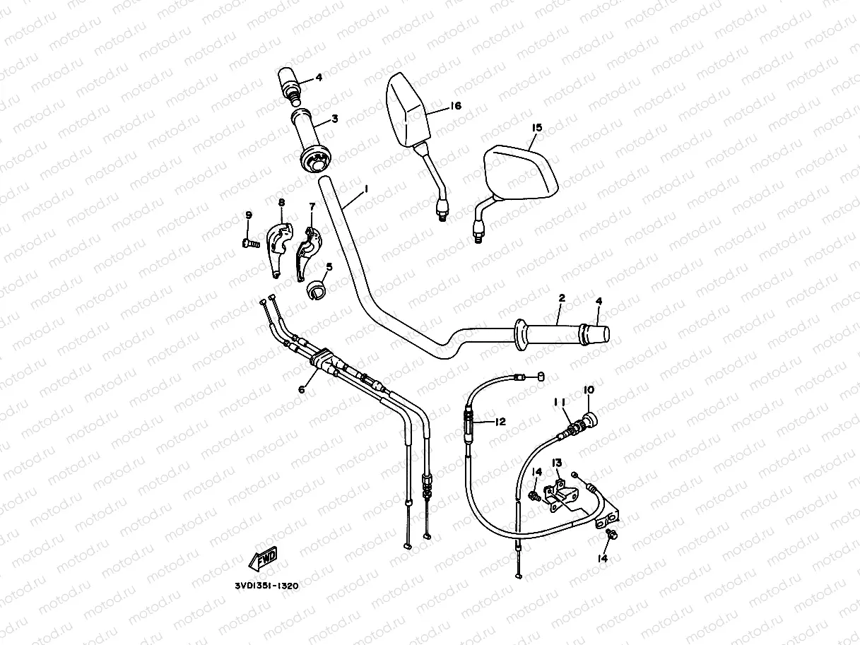 STEERING HANDLE & CABLE
