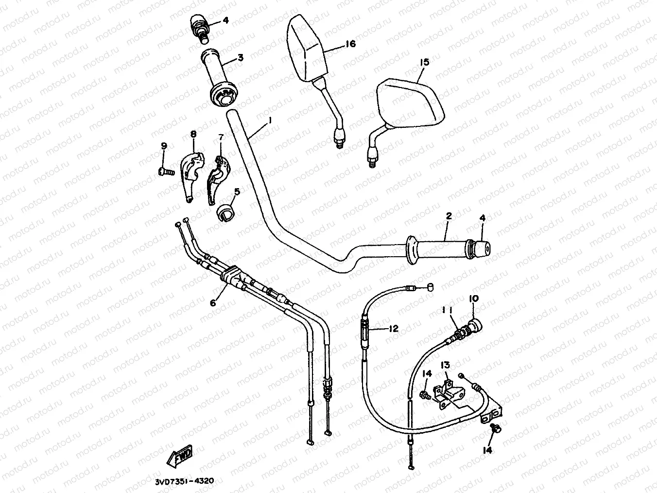 STEERING HANDLE & CABLE