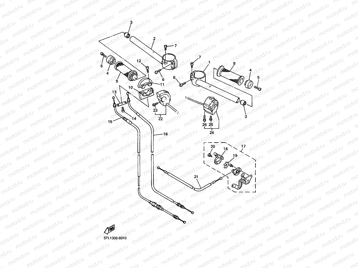 STEERING HANDLE & CABLE
