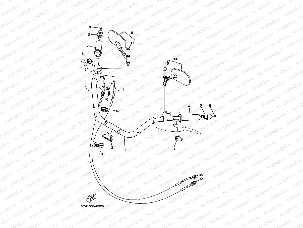 STEERING HANDLE & CABLE