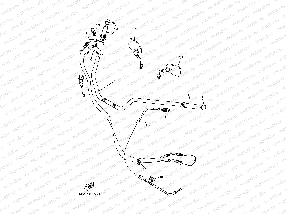 STEERING HANDLE & CABLE