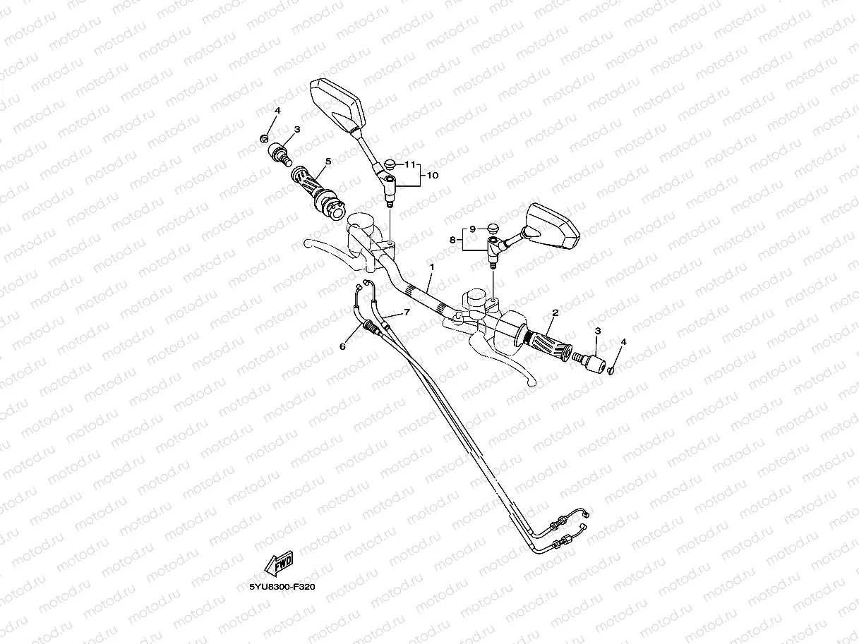 STEERING HANDLE & CABLE