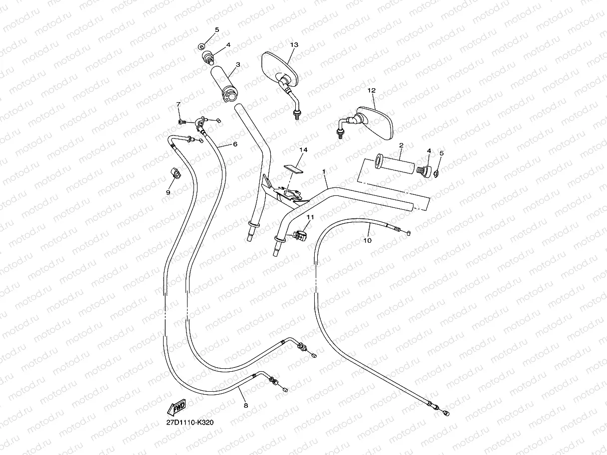 STEERING HANDLE & CABLE