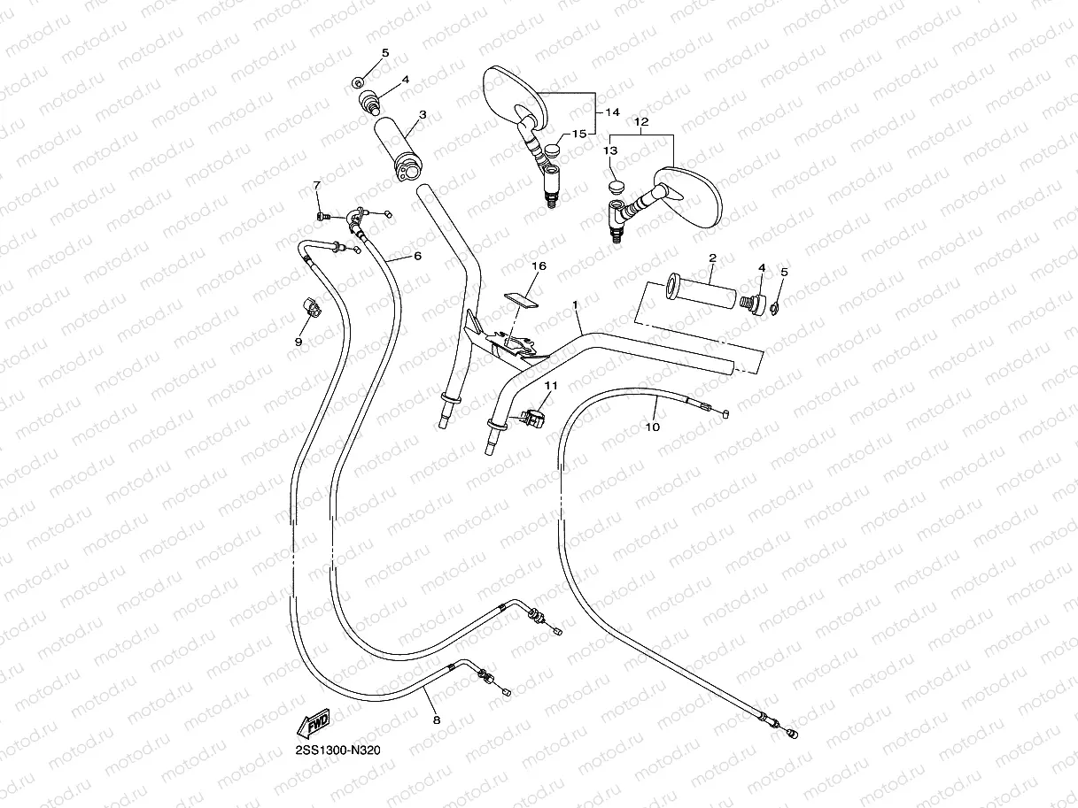 STEERING HANDLE & CABLE