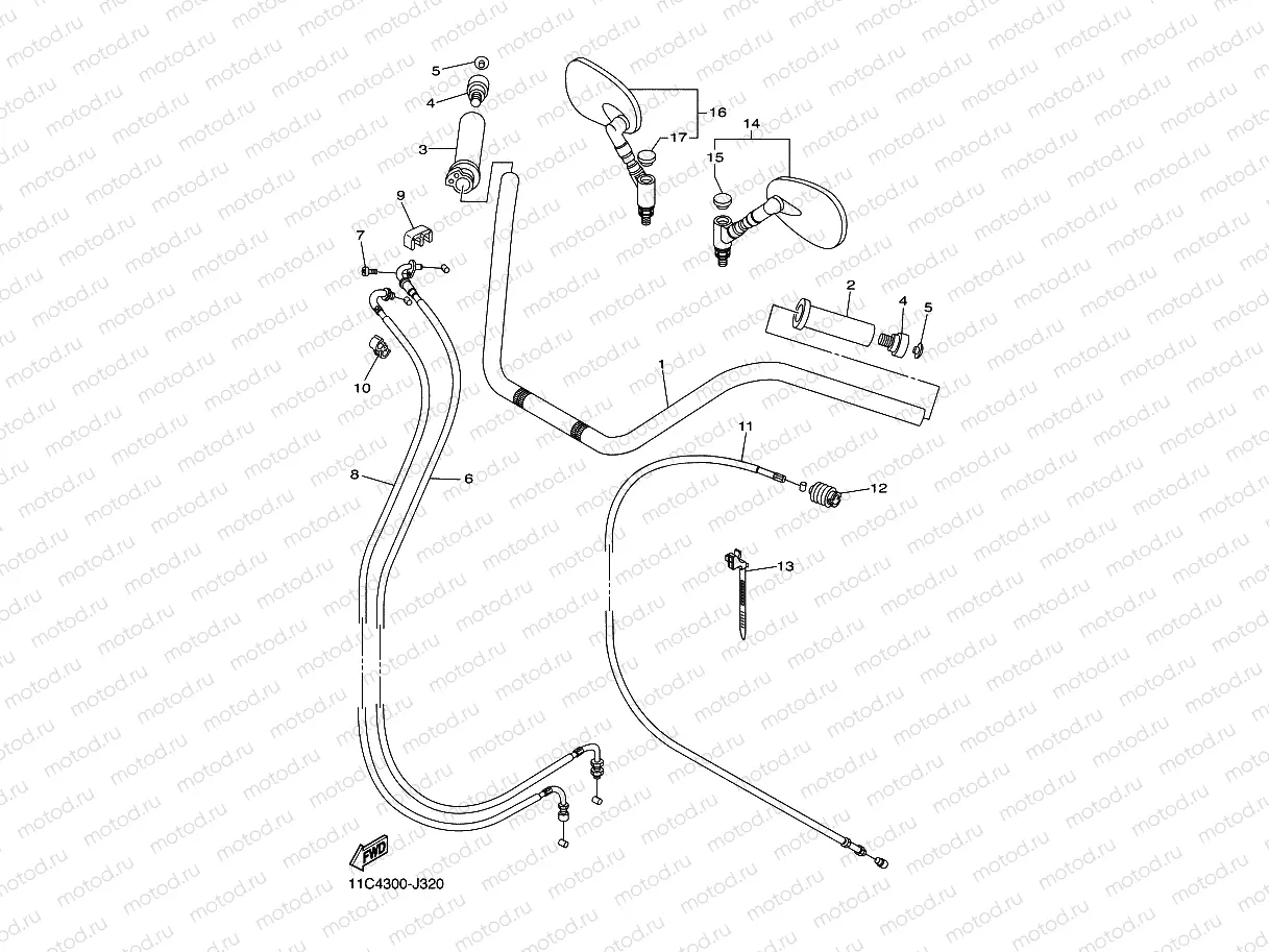 STEERING HANDLE & CABLE