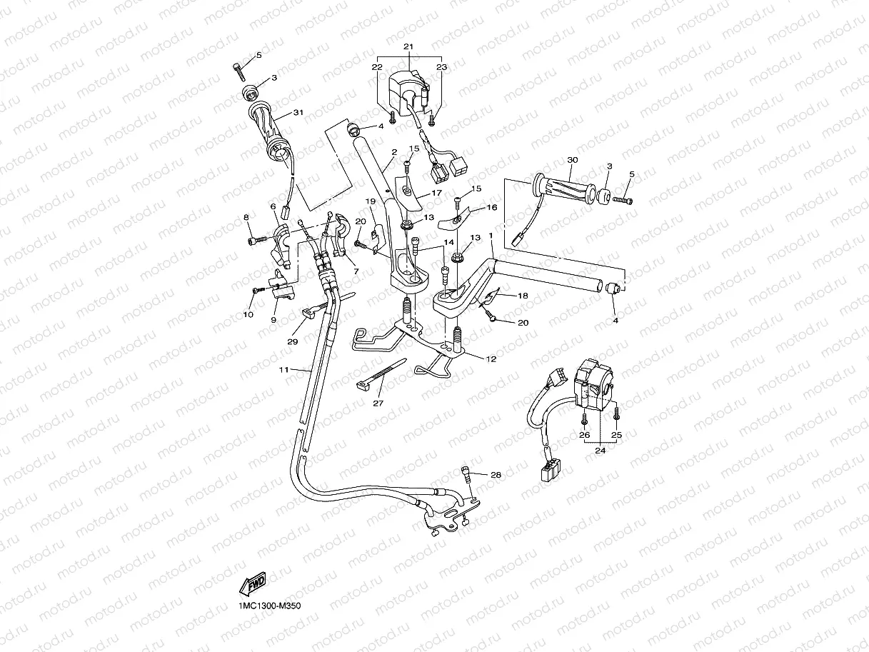 STEERING HANDLE & CABLE
