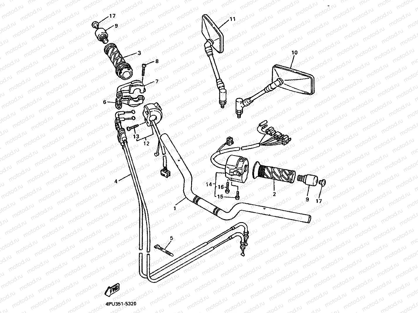 STEERING HANDLE & CABLE