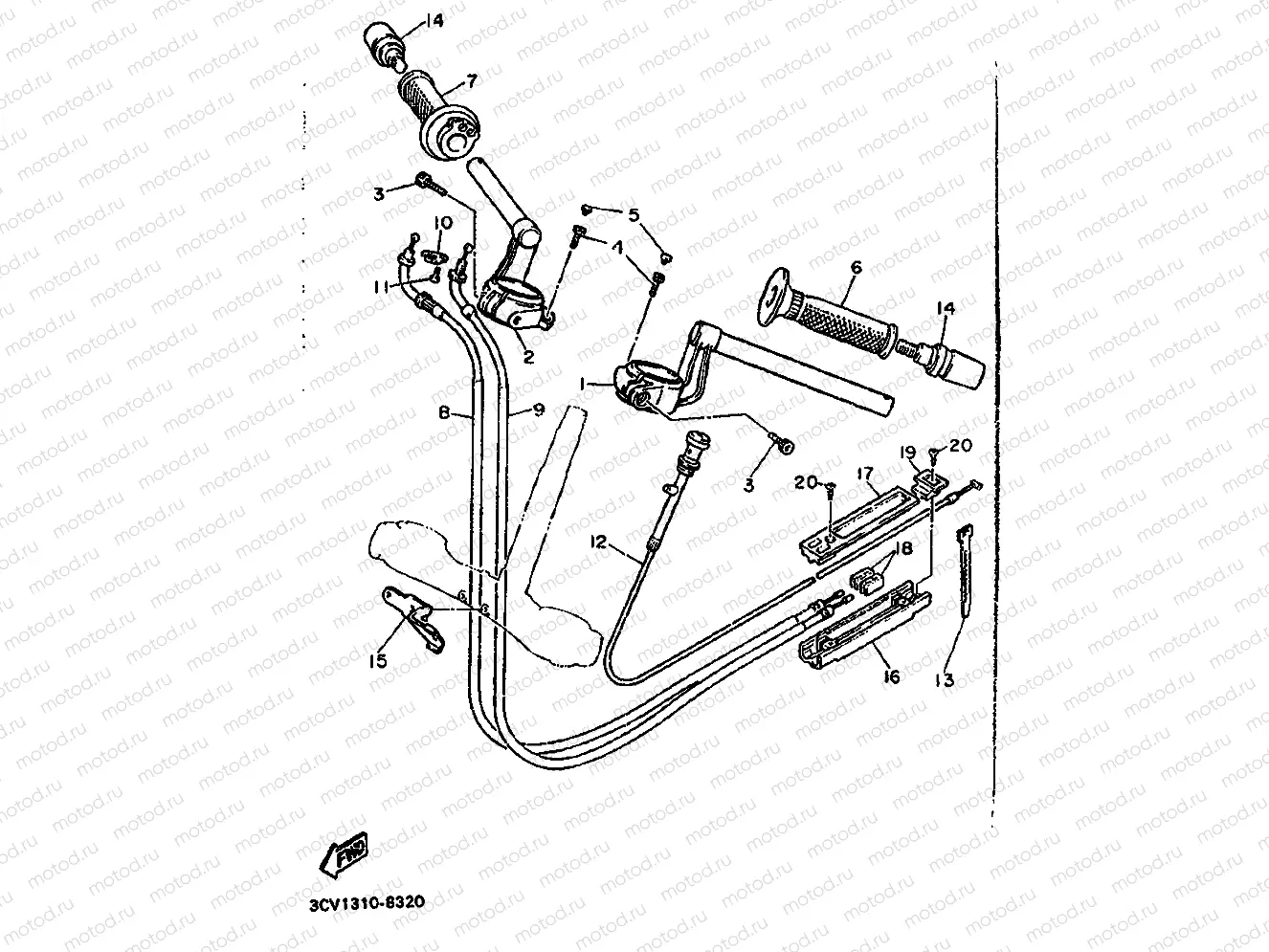 STEERING HANDLE & CABLE
