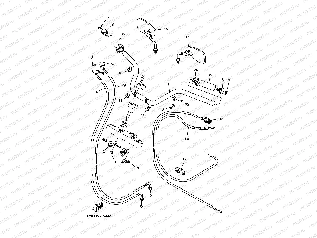 STEERING HANDLE & CABLE