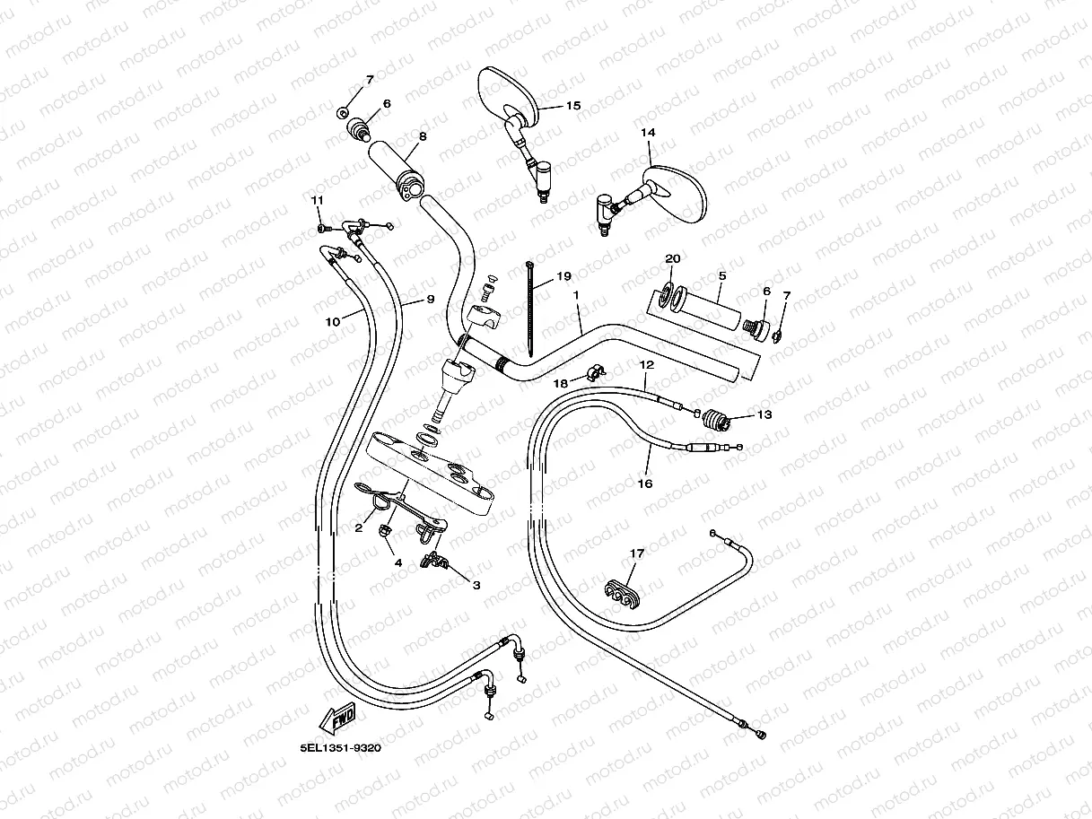STEERING HANDLE & CABLE