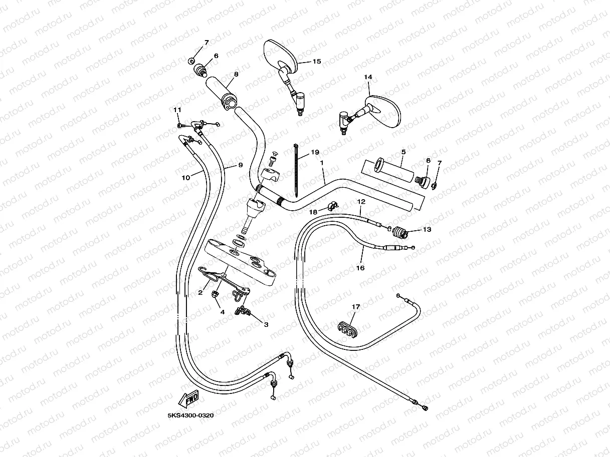 STEERING HANDLE & CABLE
