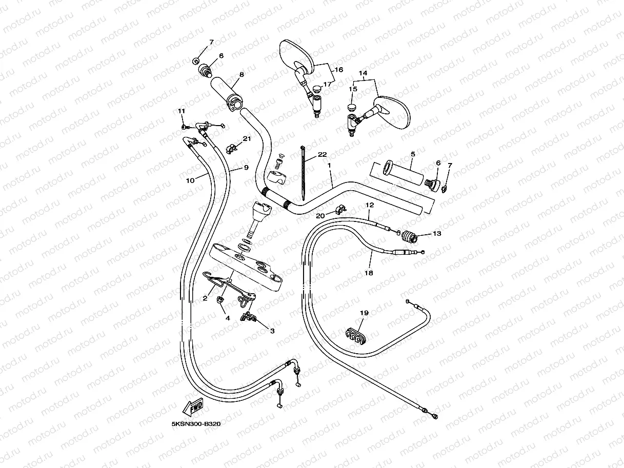 STEERING HANDLE & CABLE