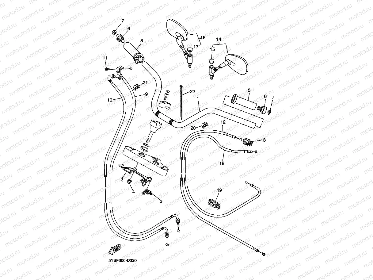 STEERING HANDLE & CABLE