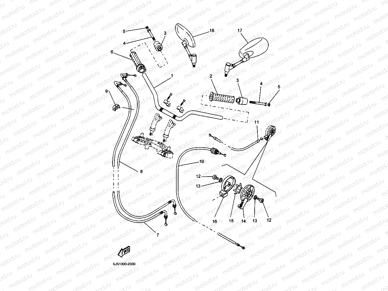 STEERING HANDLE & CABLE