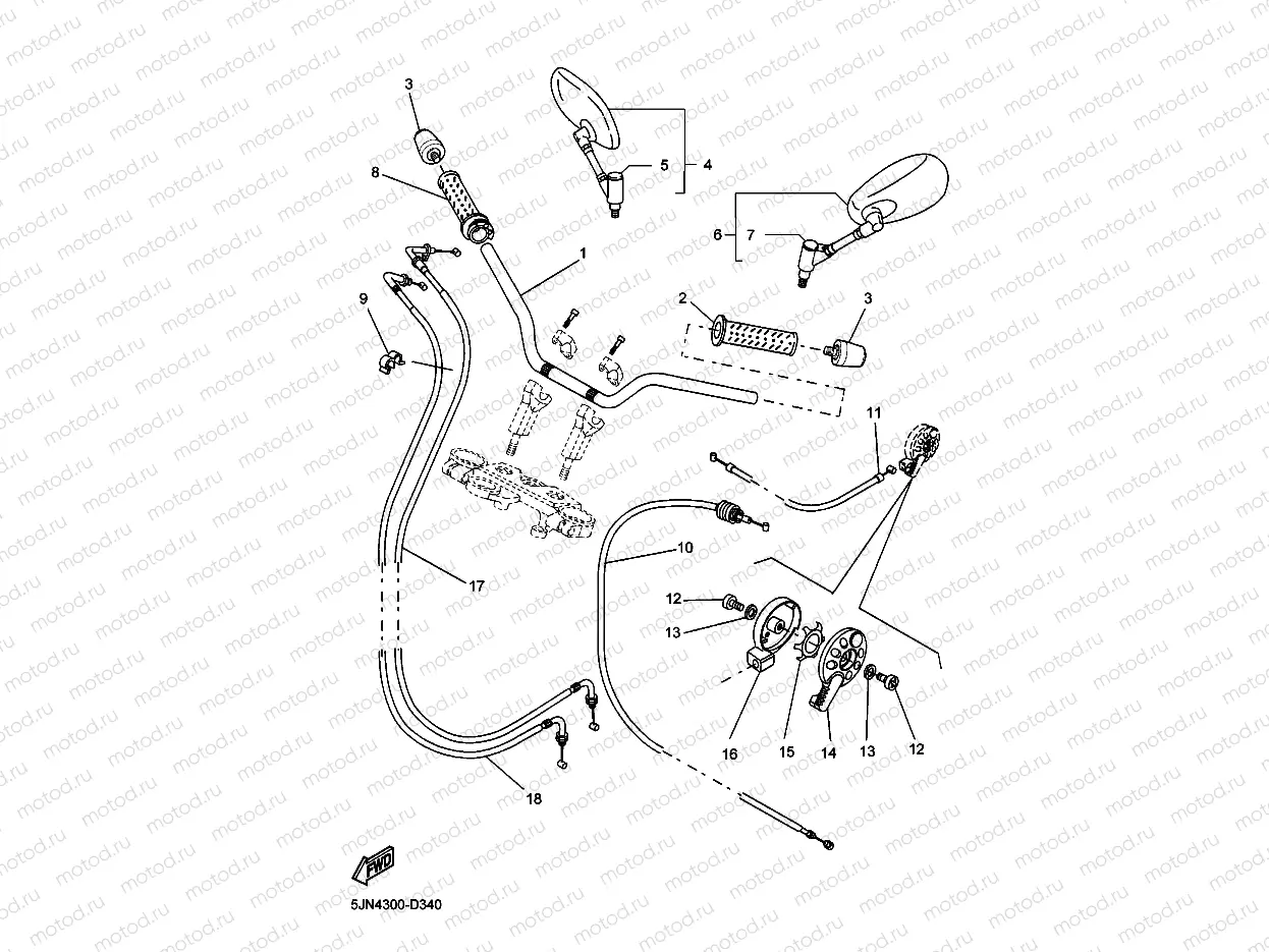 STEERING HANDLE & CABLE