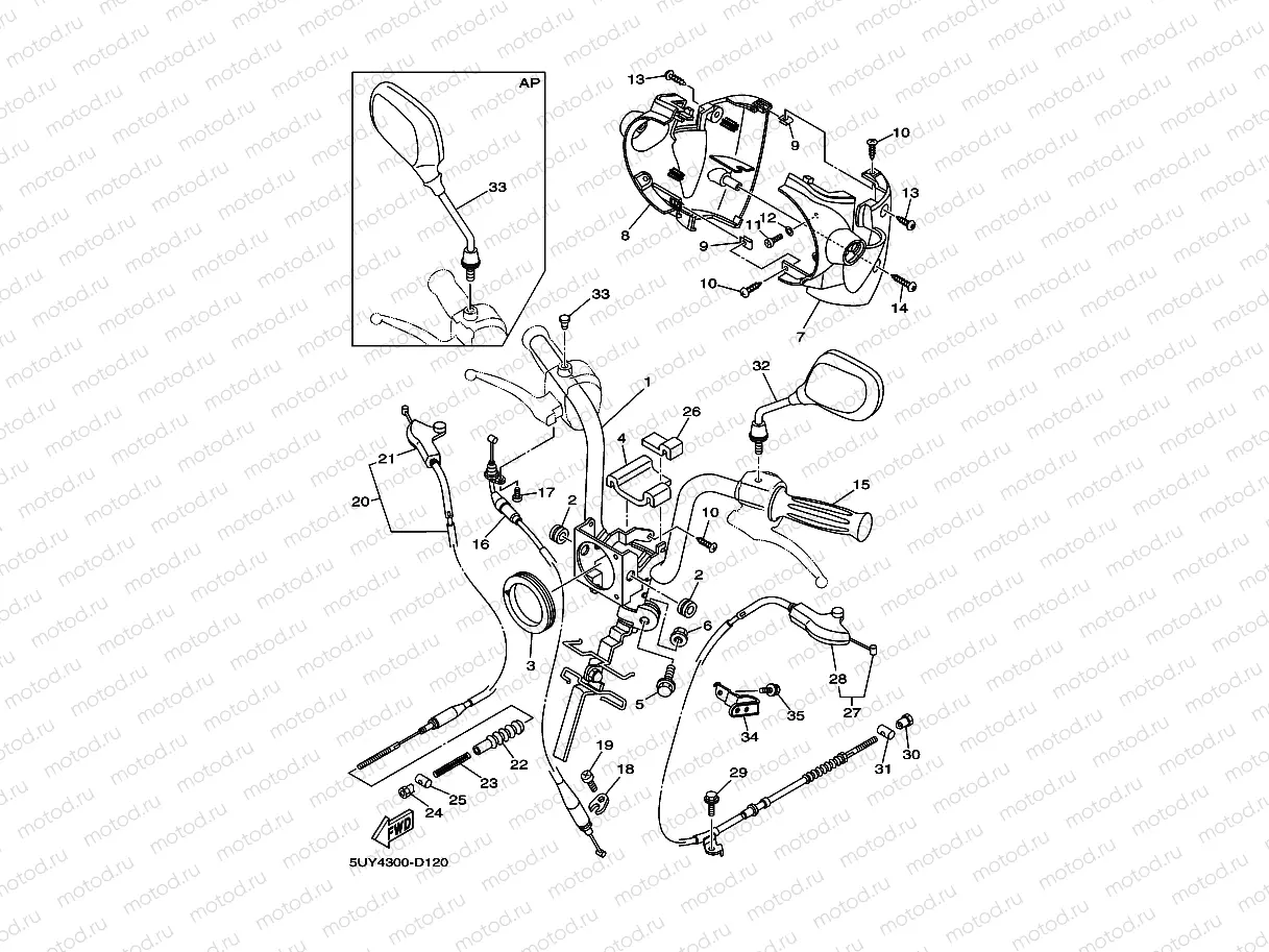 STEERING HANDLE & CABLE