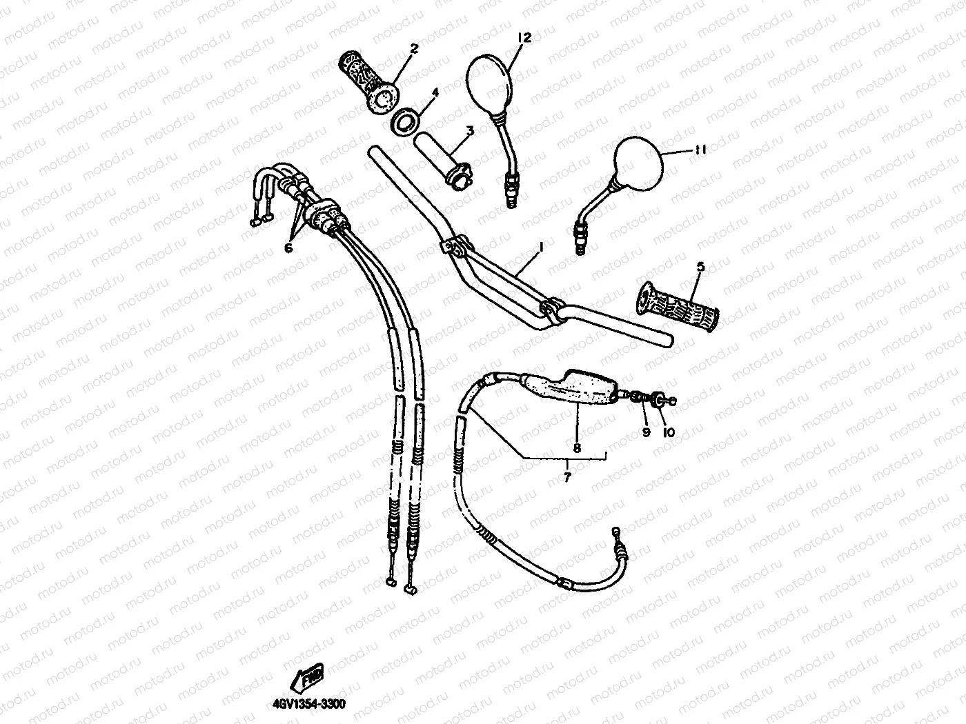 STEERING HANDLE.CABLE