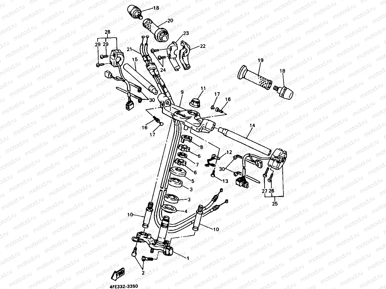 STEERING HANDLE..CABLE