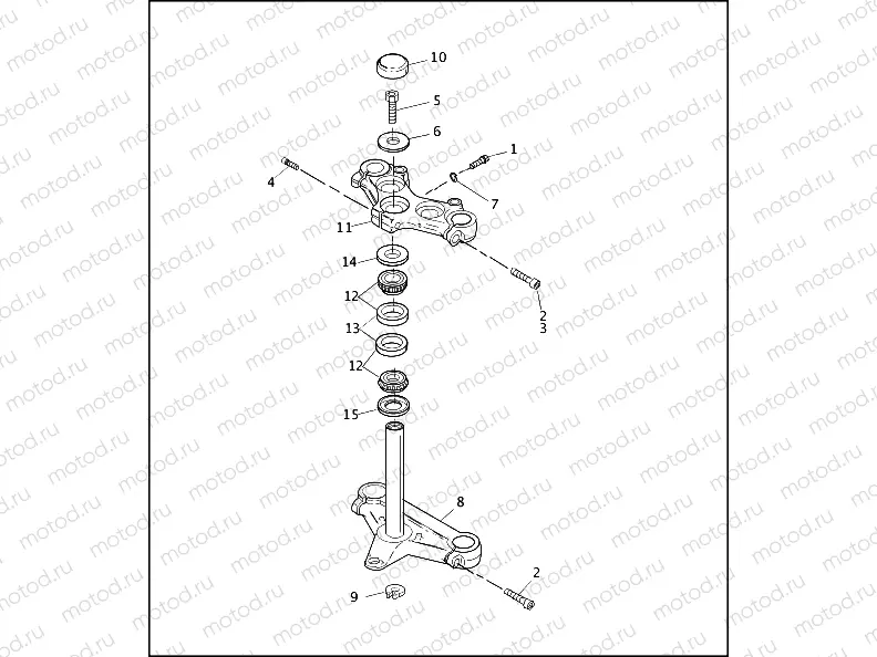 STEERING HEAD BRACKET ASSEMBLY