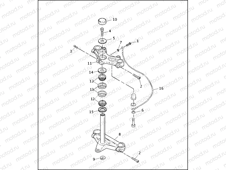 STEERING HEAD BRACKET ASSEMBLY