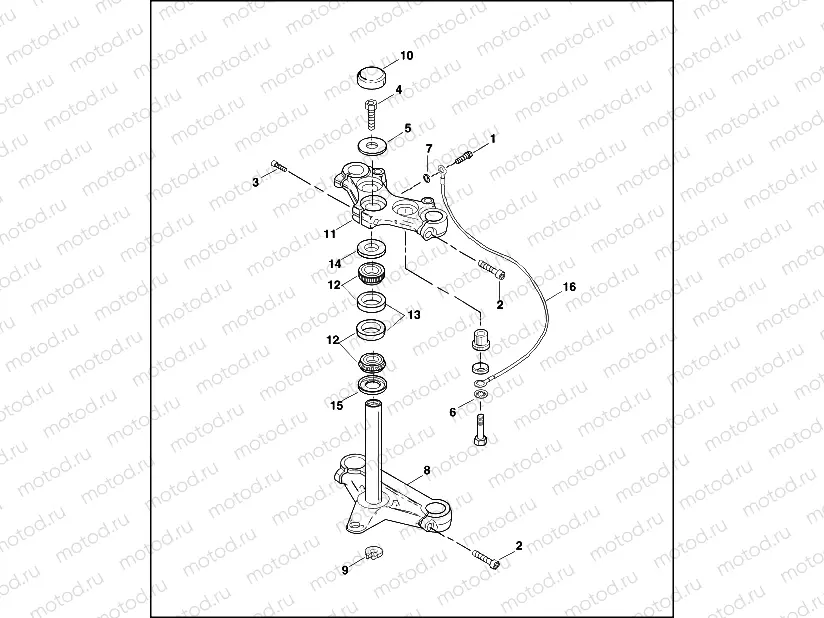 STEERING HEAD BRACKET ASSEMBLY