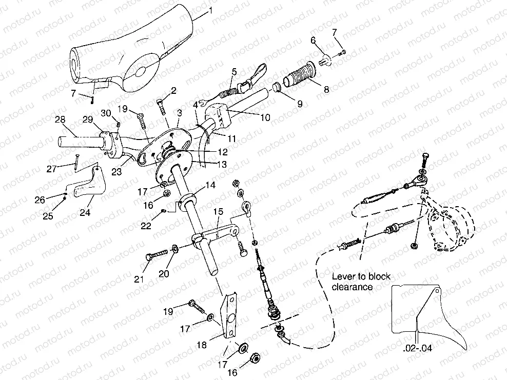 STEERING HURRICANE B964466 and Intl. HURRICANE I964466 (4935733573A013) | STEERING HURRICANE B964466 and Intl. HURRICANE I964466 (4935733573A013)