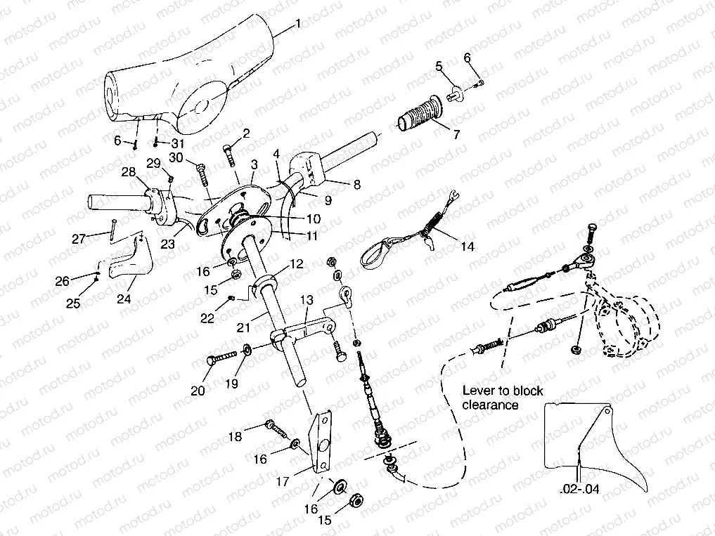 STEERING HURRICANE B974473 and Intl. HURRICANE I974473 (4941044104A013) | STEERING HURRICANE B974473 and Intl. HURRICANE I974473 (4941044104A013)