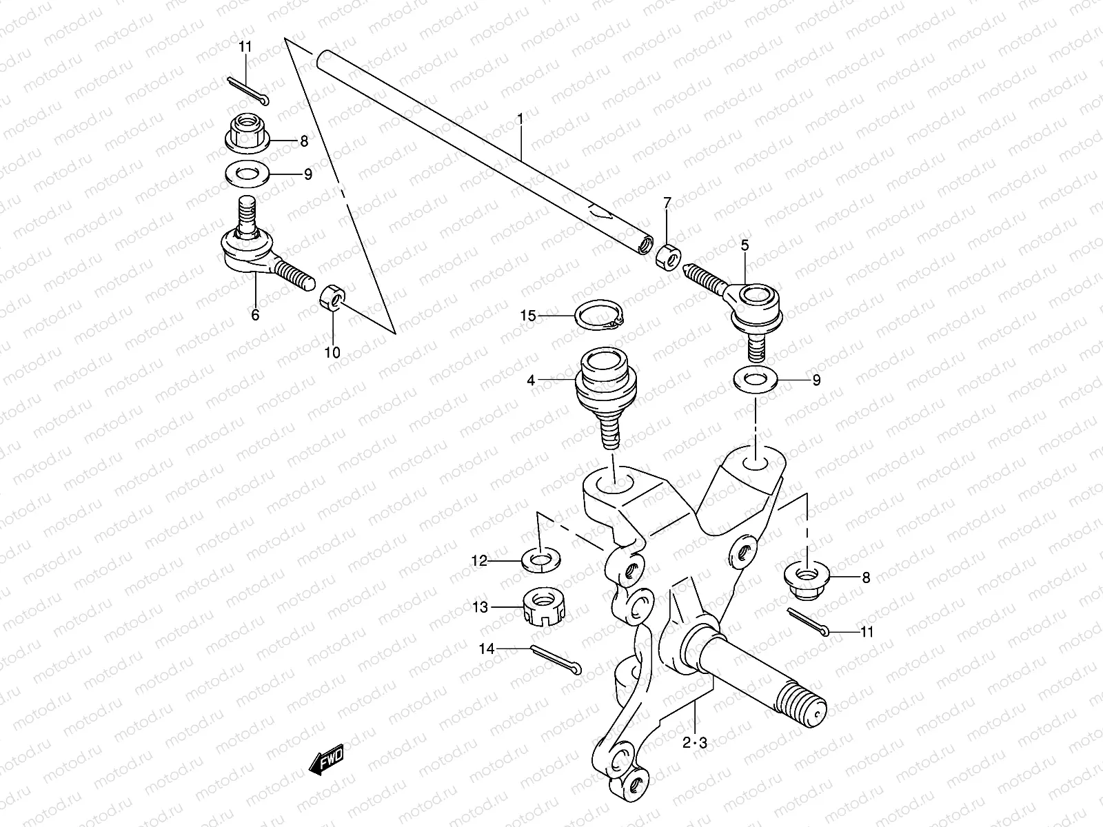 STEERING KNUCKLE (MODEL K3)