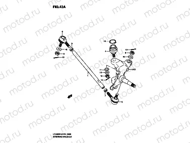 STEERING KNUCKLE (MODEL K5/K6/K7)
