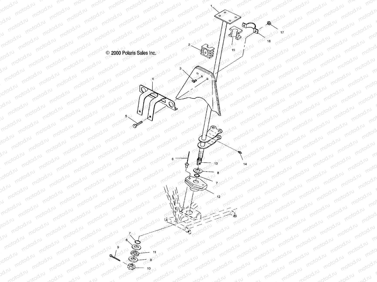STEERING POST - A00AA32AA (4949914991B008) | STEERING POST - A00AA32AA (4949914991B008)