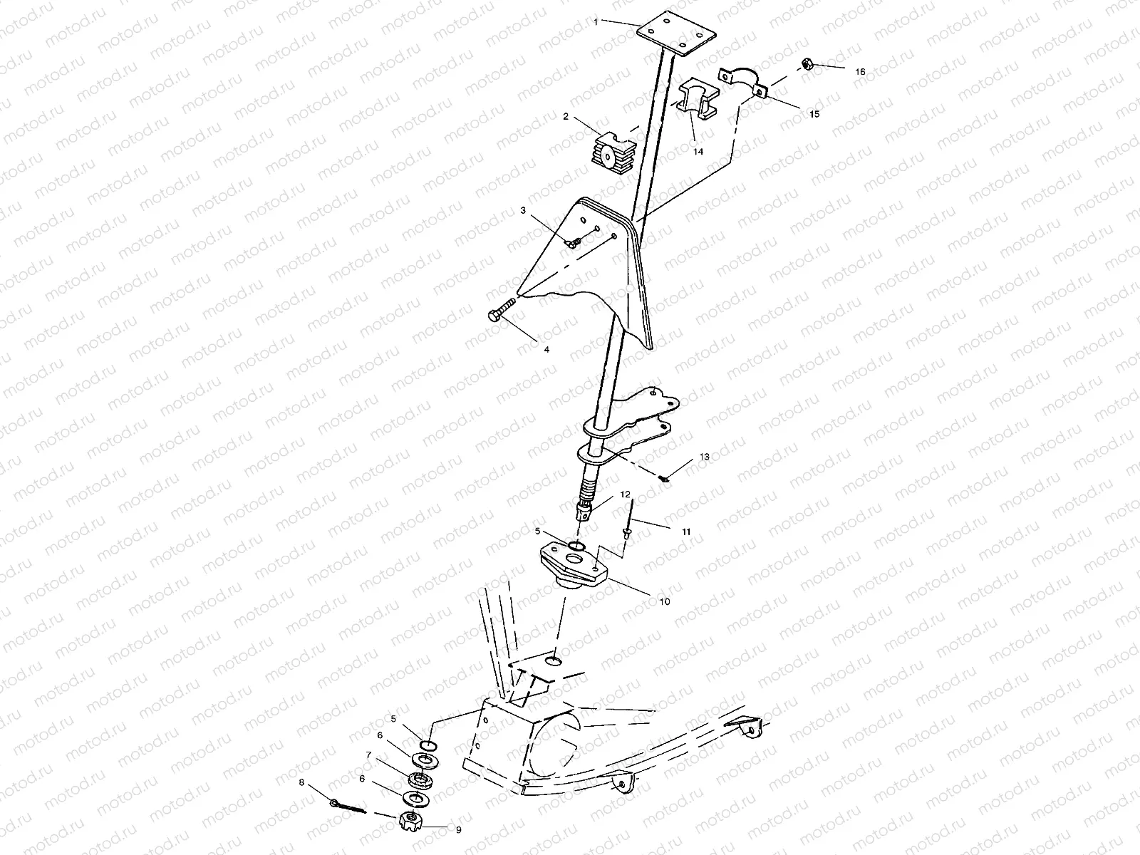 STEERING POST - A00BA25CA (4954825482B006) | STEERING POST - A00BA25CA (4954825482B006)