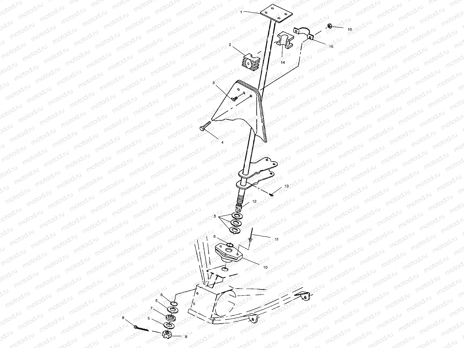 STEERING POST - A00BA38CA (4954835483B007) | STEERING POST - A00BA38CA (4954835483B007)