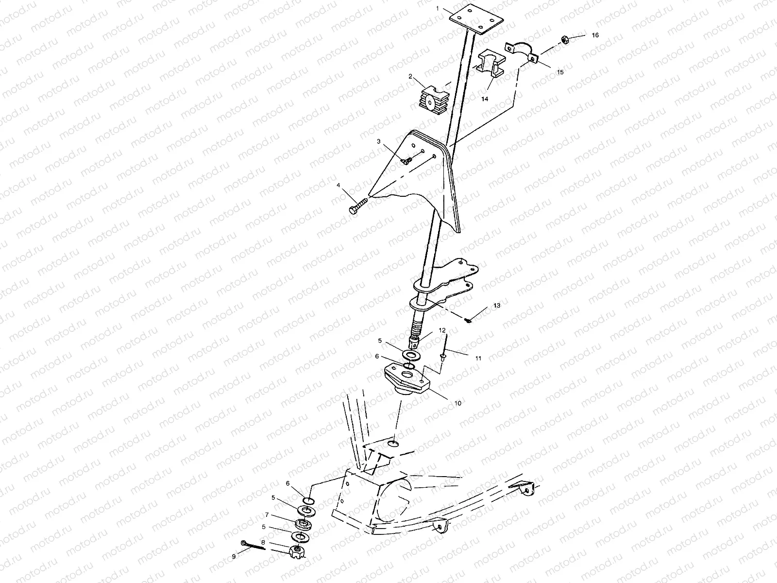STEERING POST - A00BG38CA (4954845484B011) | STEERING POST - A00BG38CA (4954845484B011)