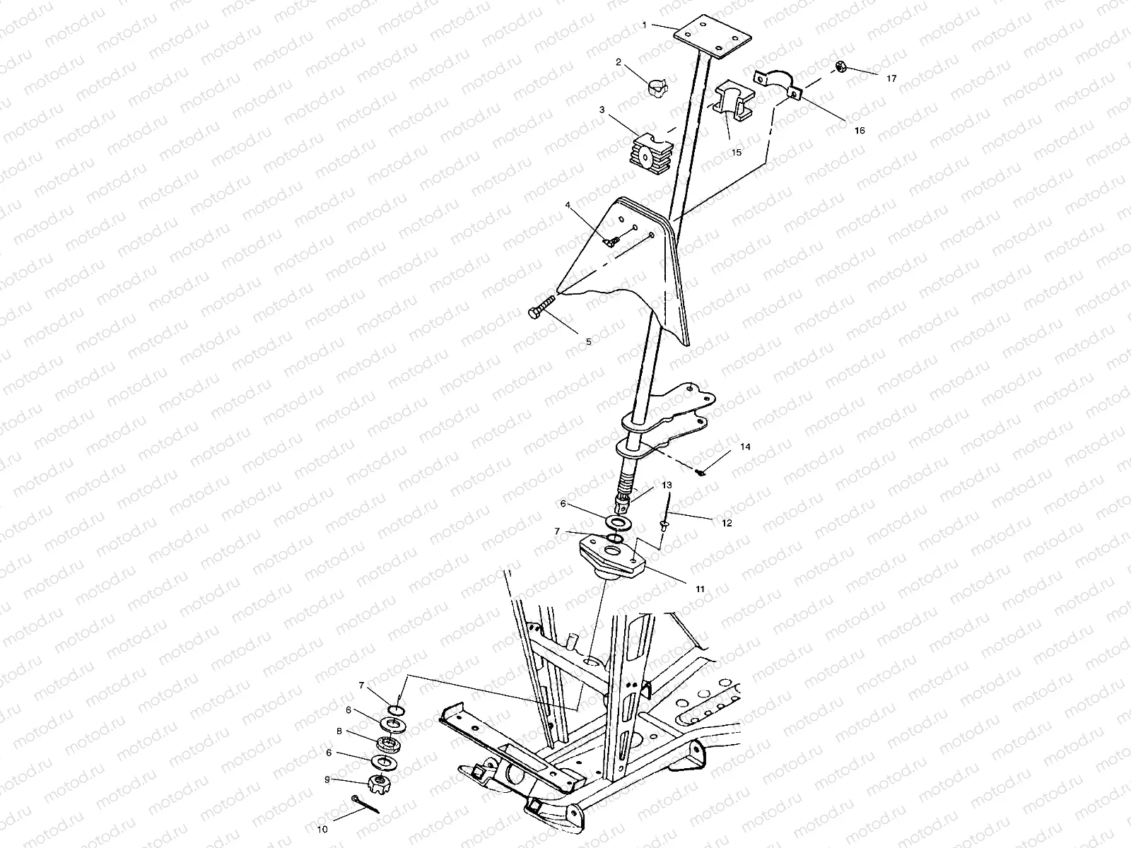 STEERING POST - A00CH46CA (4954785478B010) | STEERING POST - A00CH46CA (4954785478B010)