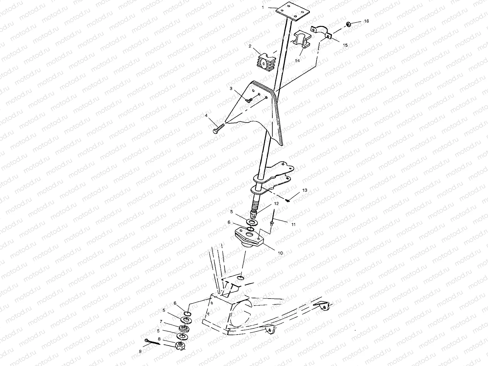STEERING POST - A01BA50AA (4963716371B006) | STEERING POST - A01BA50AA (4963716371B006)