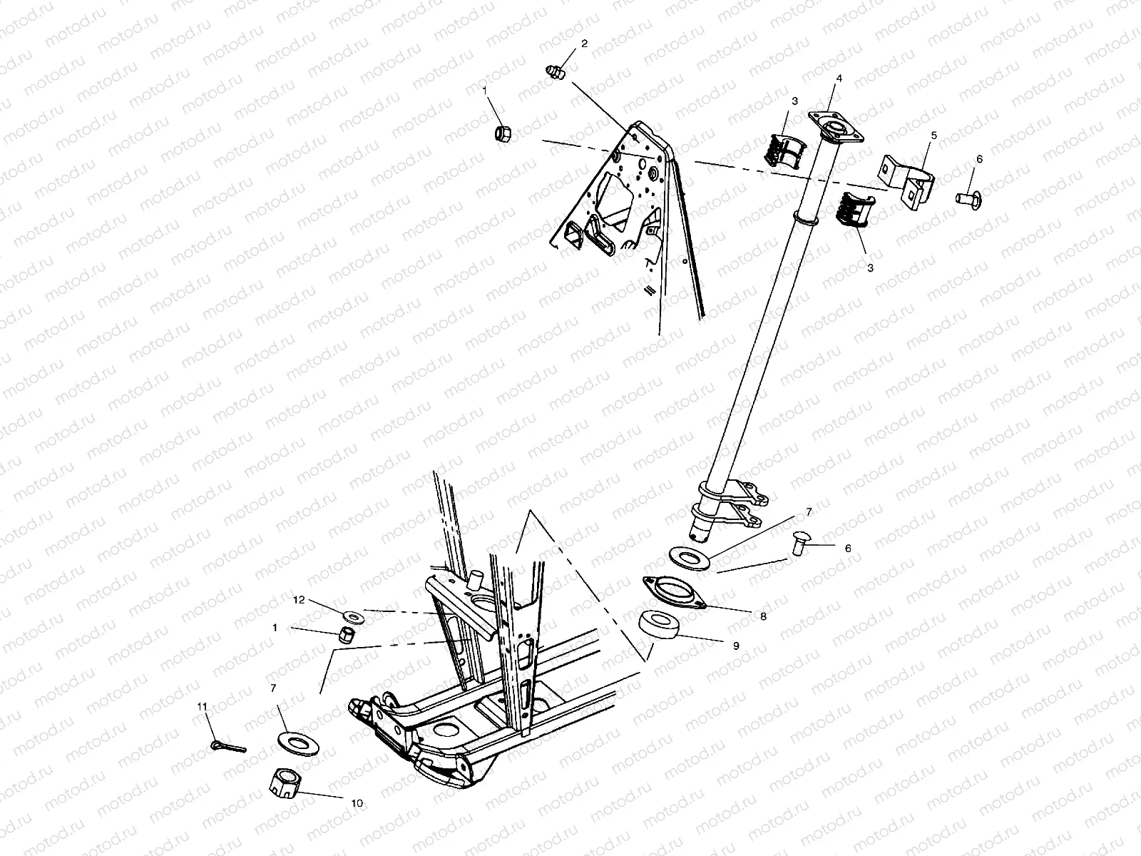 STEERING POST - A03BA25CA/CB (4975037503B11) | STEERING POST - A03BA25CA/CB (4975037503B11)