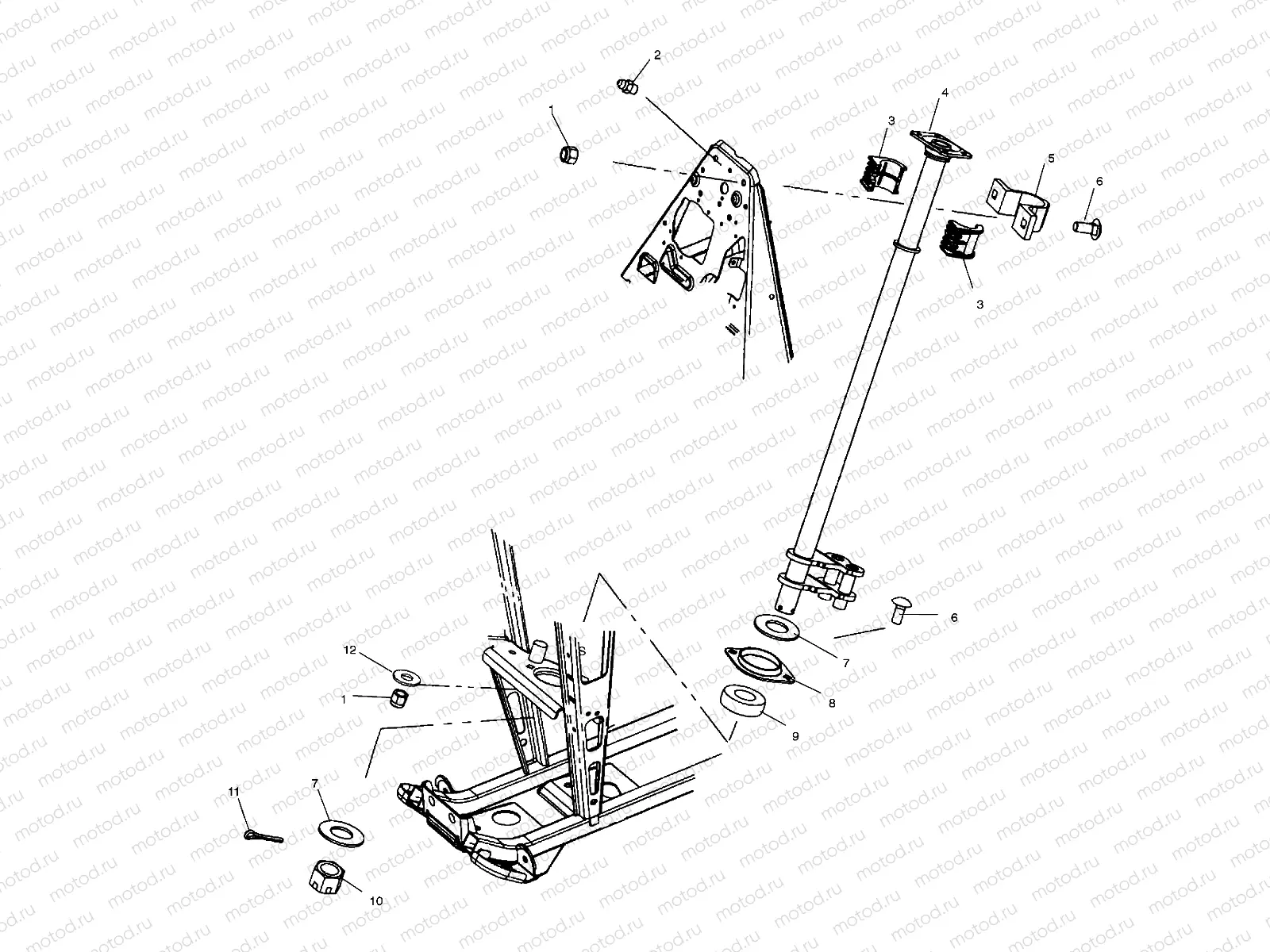 STEERING POST - A03CA32AA (4978627862B06) | STEERING POST - A03CA32AA (4978627862B06)