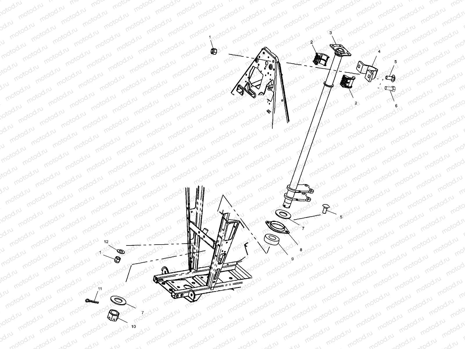 STEERING POST - A03CH68AA/AC/AF/AH/AL (4977187718B11) | STEERING POST - A03CH68AA/AC/AF/AH/AL (4977187718B11)